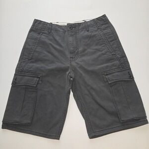 Levi's Cargo Shorts Men's 34 Gray 100% Cotton Utility Pockets Casual Workwear